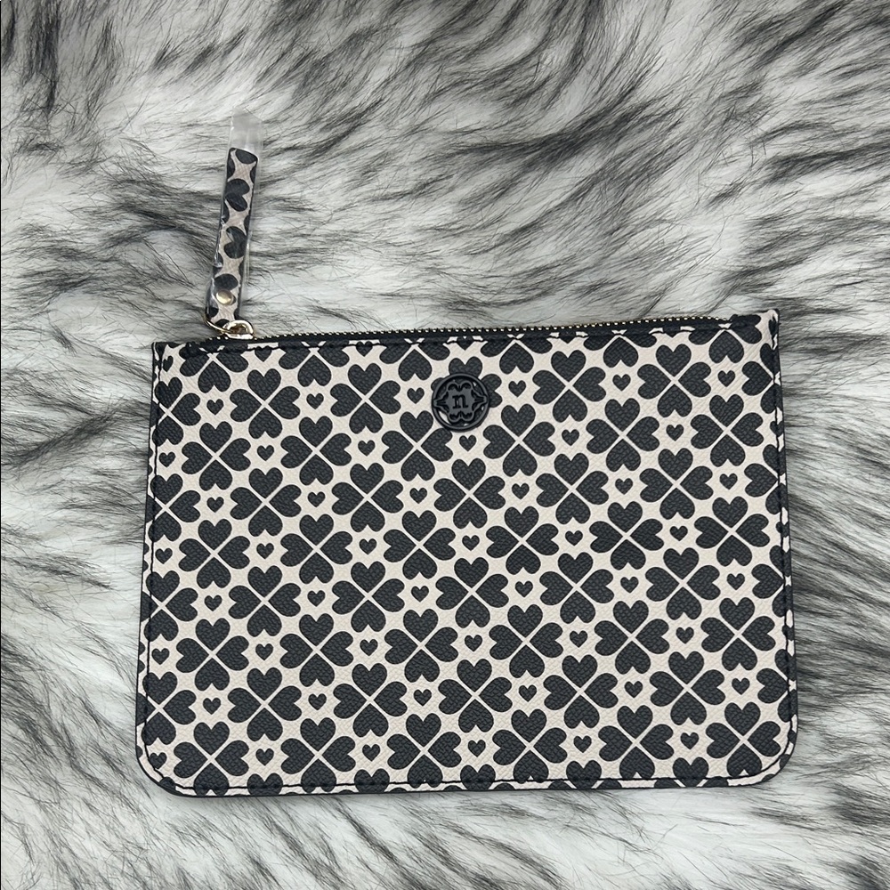 Nanette Lepore Black Tote with Geometric Pouch - Picture 14 of 16